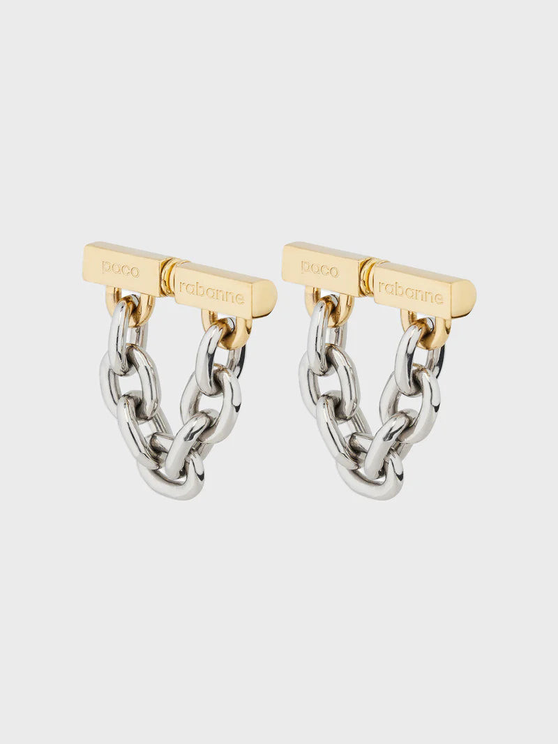 rabanne CHAIN-LINK EARRINGS outlook