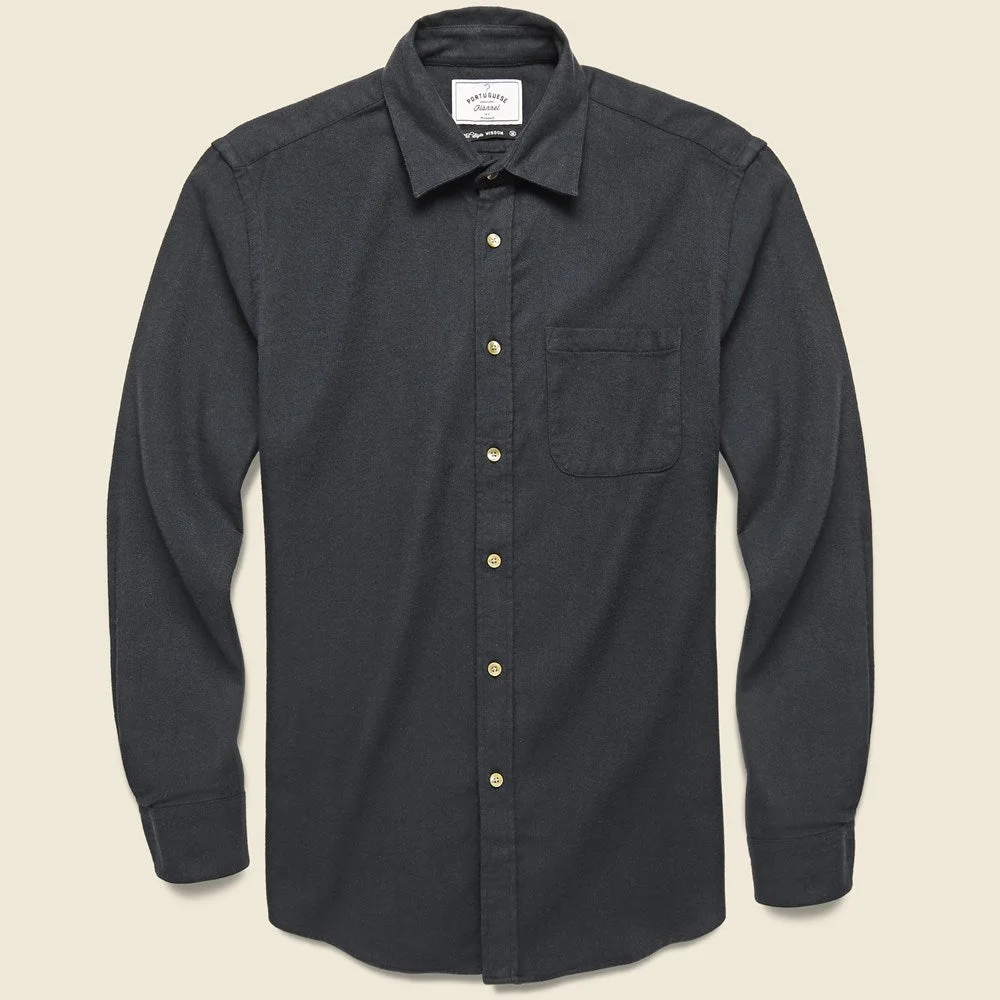 Flannel Teca Shirt - Charcoal - 1