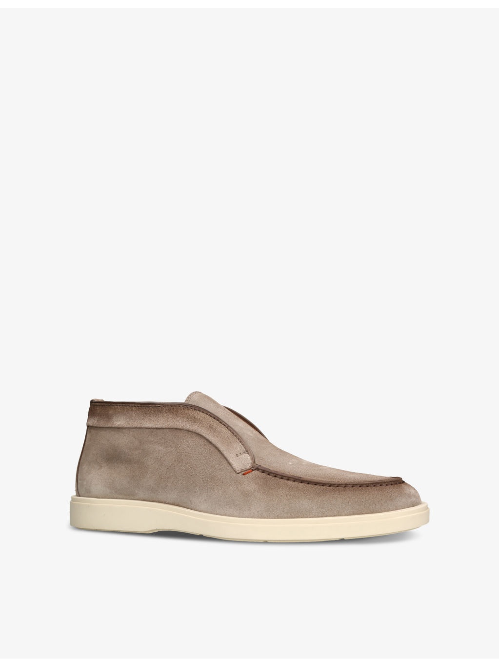 Detroit contrast-sole suede loafers - 3