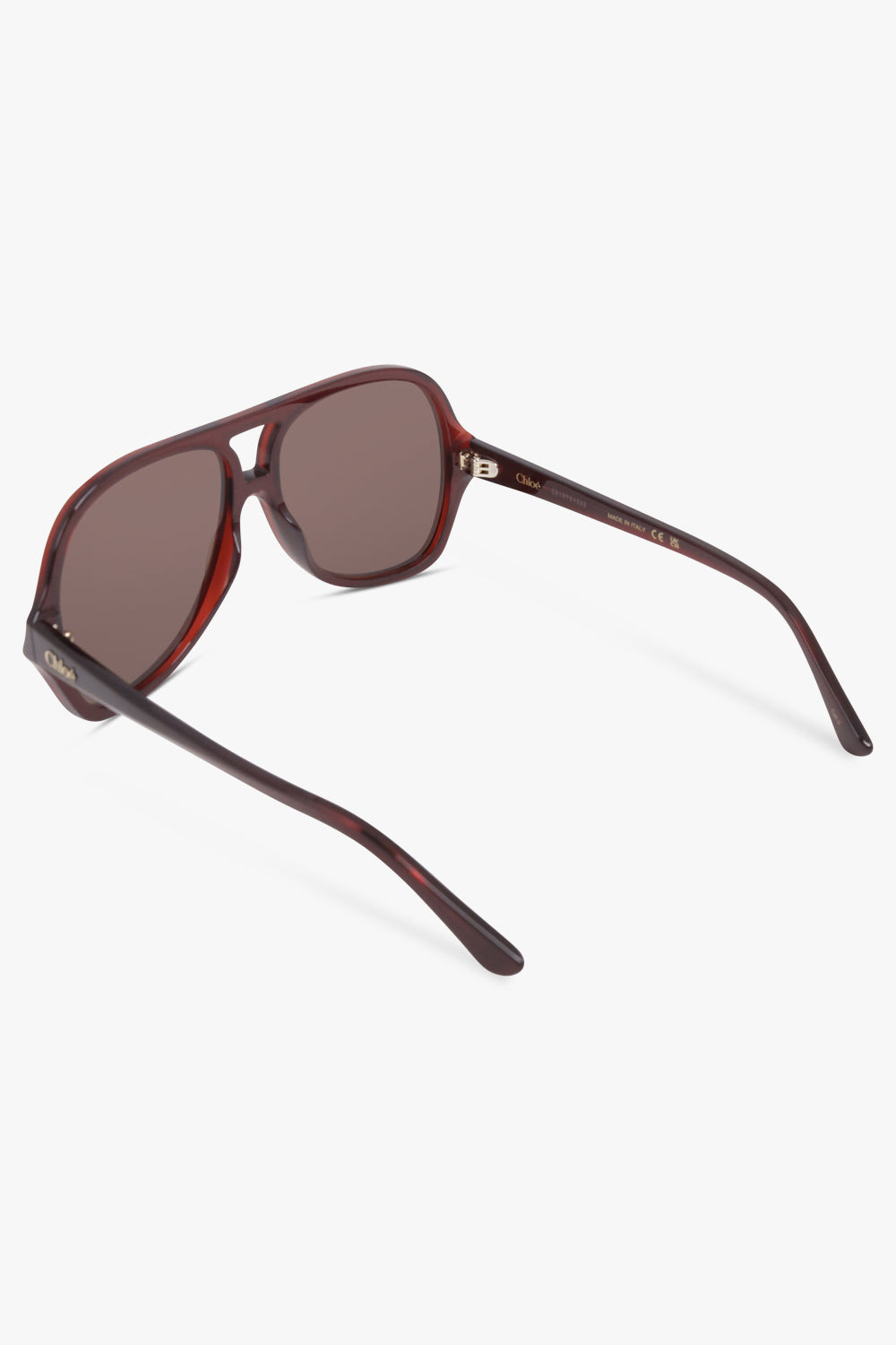 CH0289S SQUARE AVIATOR SUNGLASSES | BROWN - 3
