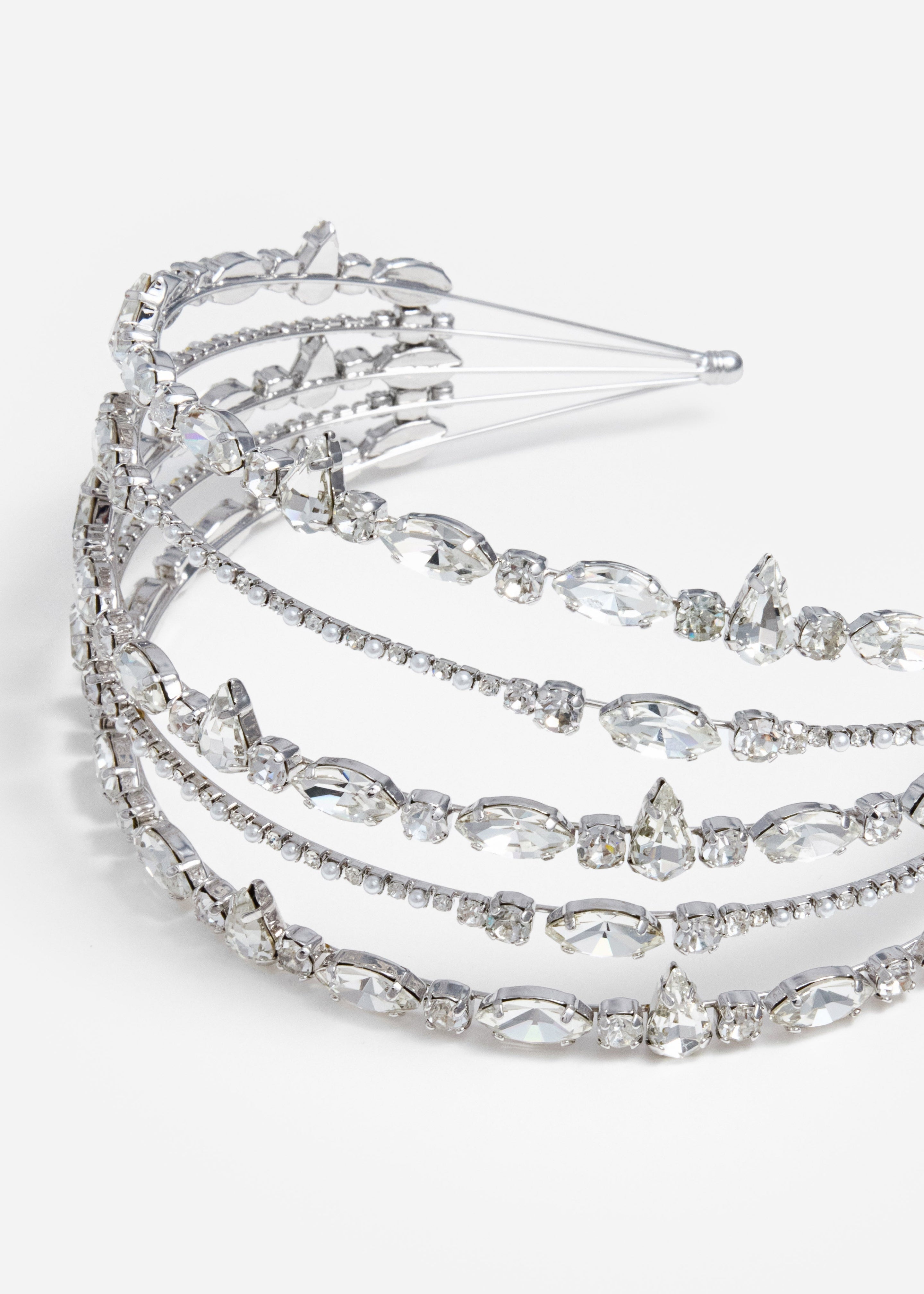 Crystal Embellished Headband - 2