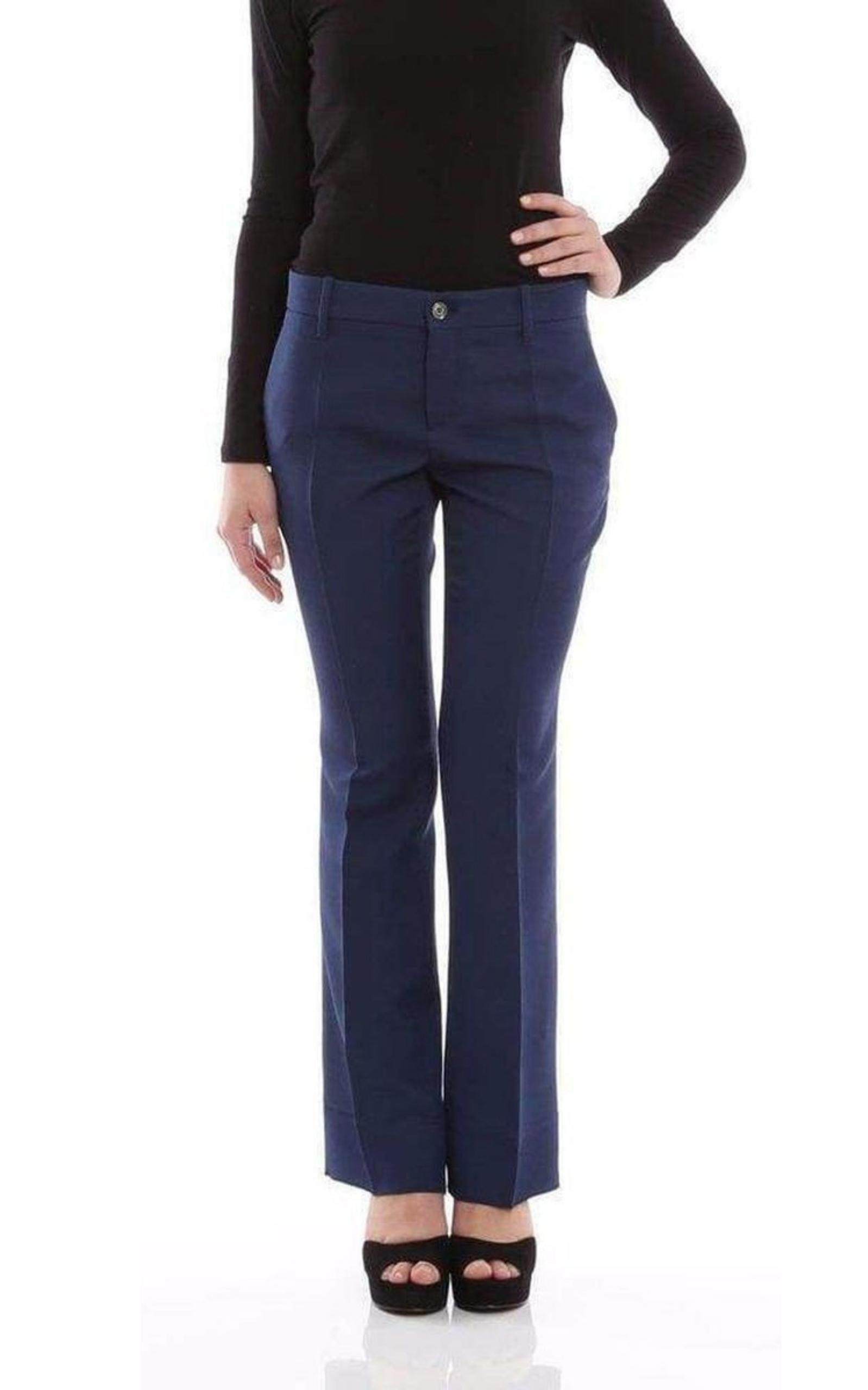 Silk Blend Trousers Pants - 5