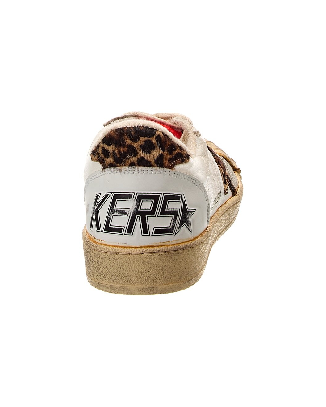 Golden Goose Ballstar Leather & Haircalf Sneaker - 3