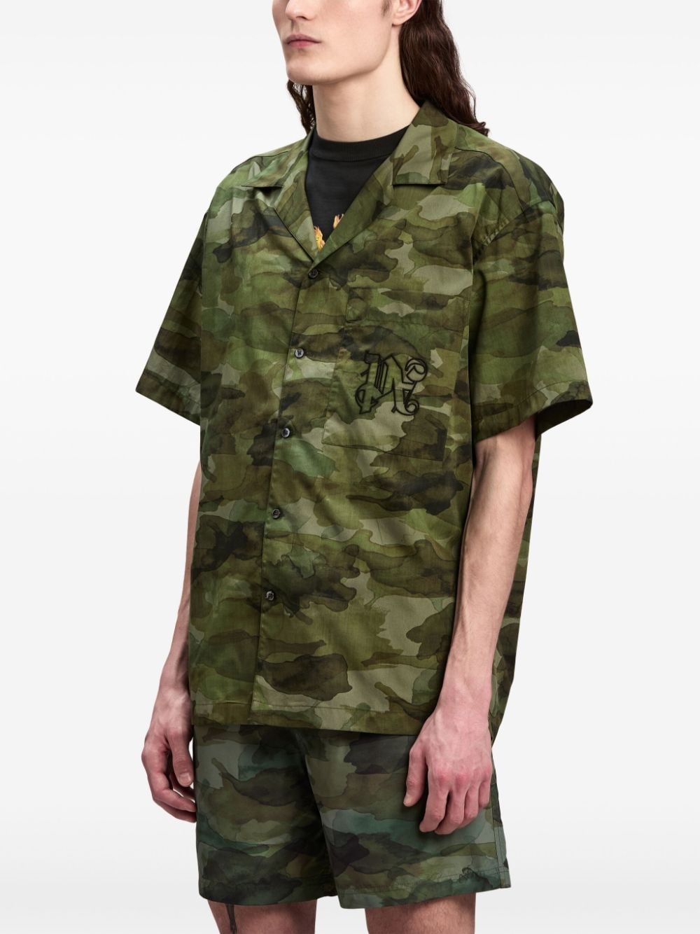 camouflage-print cotton shirt - 4