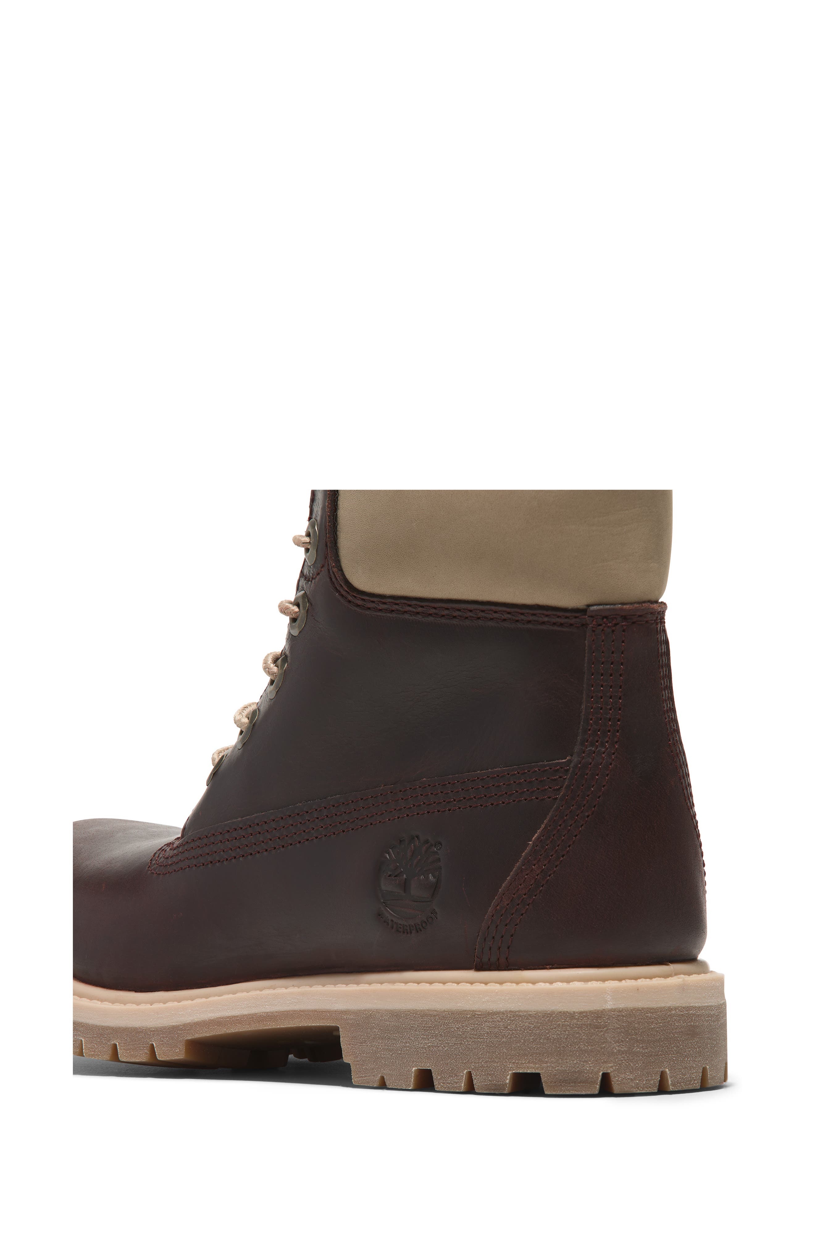 Timberland Premium Waterproof Boot in Burgundy Full Grain at Nordstrom - 6