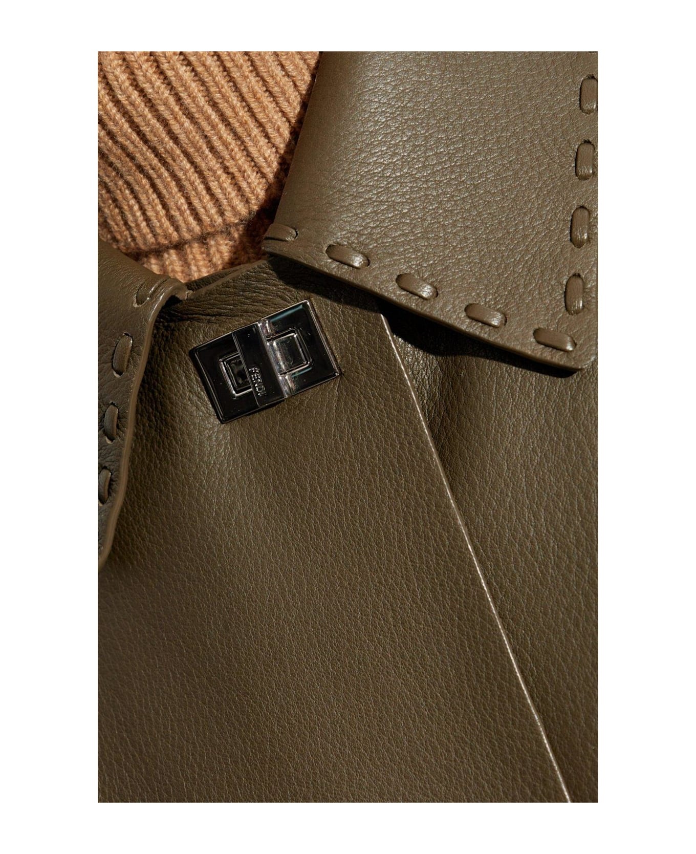 Leather Overcoat - 4