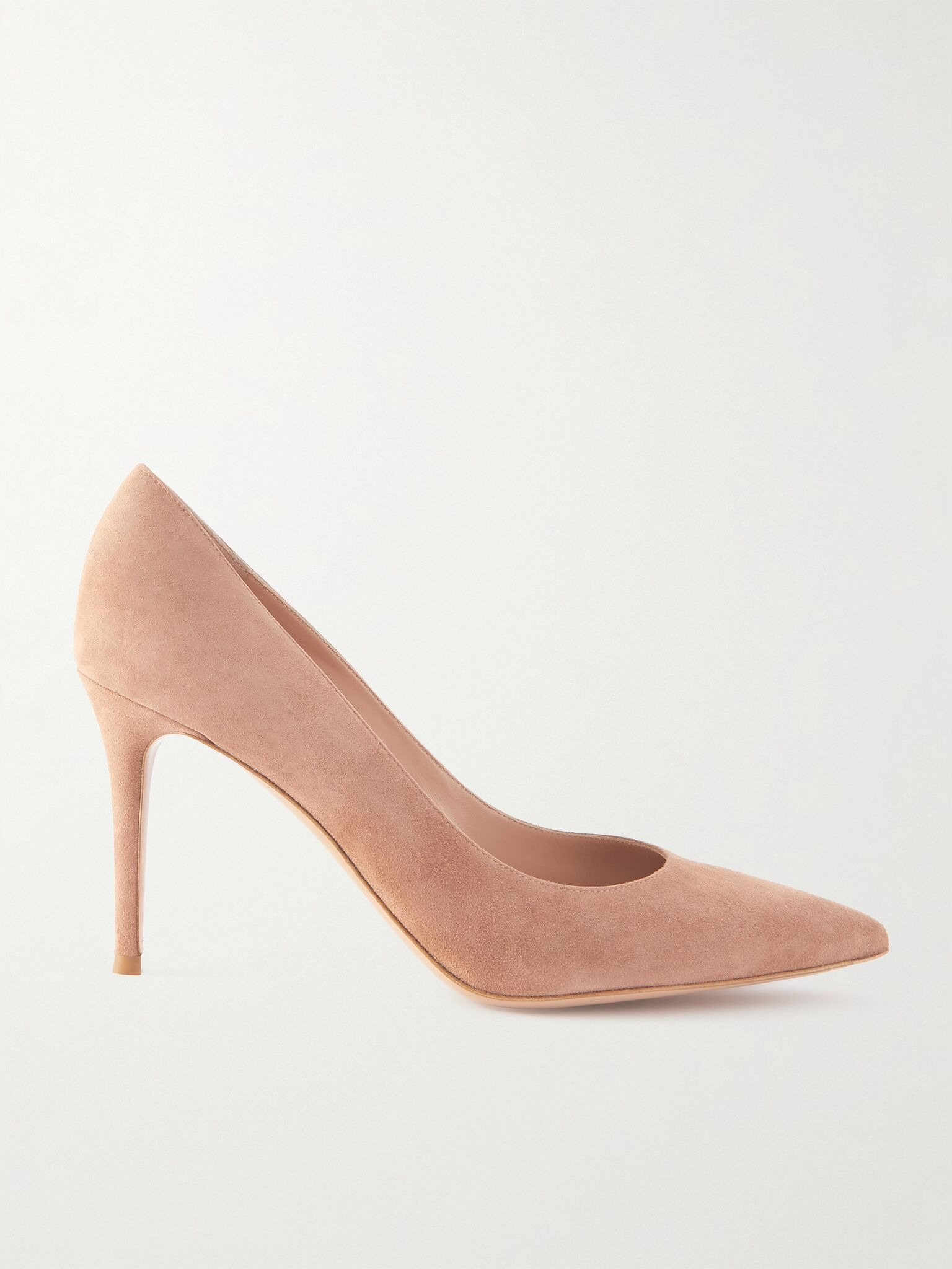 Gianvito 85 suede pumps Neutral - 1