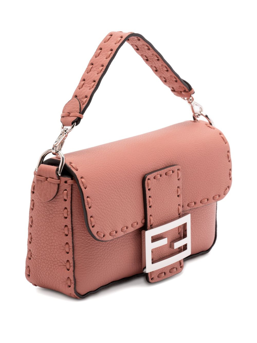 leather chain mini bag - 3
