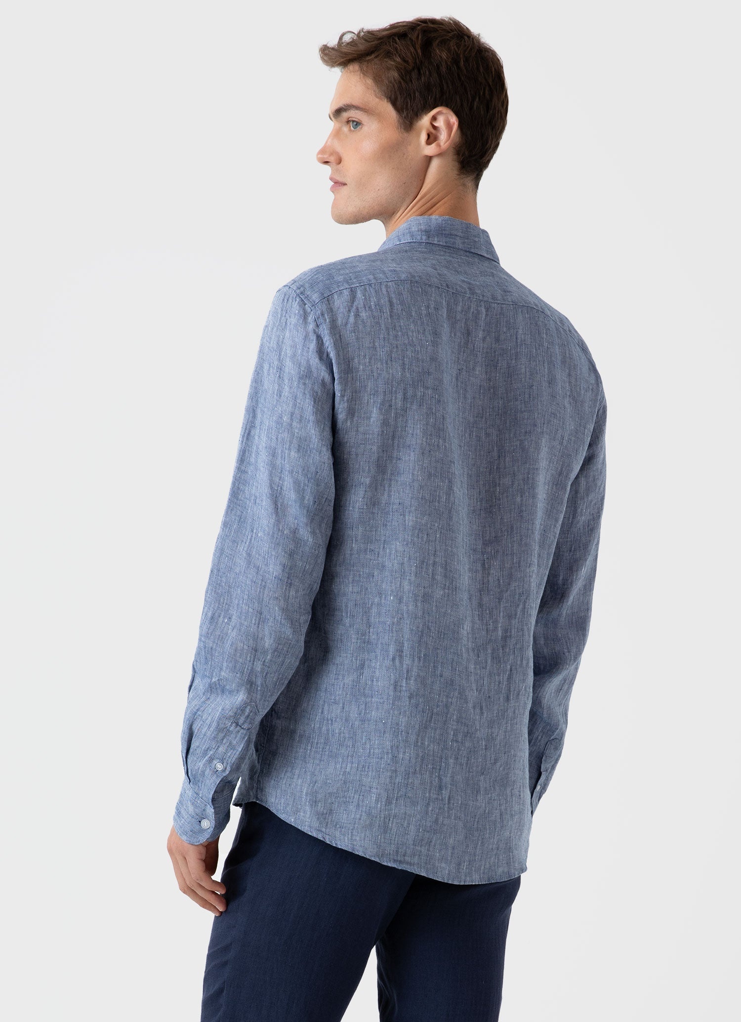 Linen Long Sleeve Shirt - 4