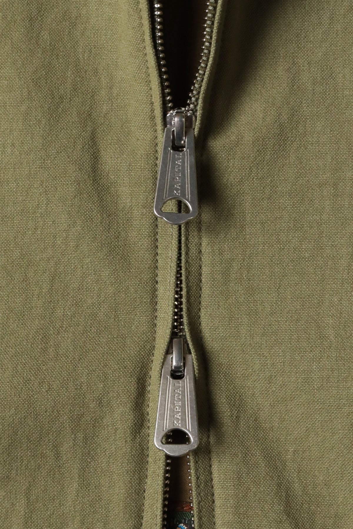 Water-Repellent Canvas ZIP-UP KAYAK PAW-PAW Blouson - Khaki - 5