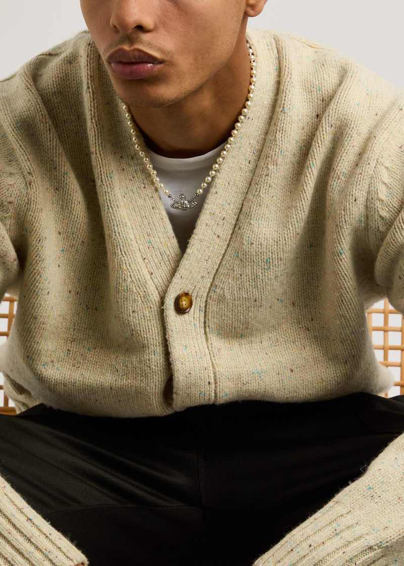 Vivienne Westwood Mini Bas Relief faux pearl necklace outlook