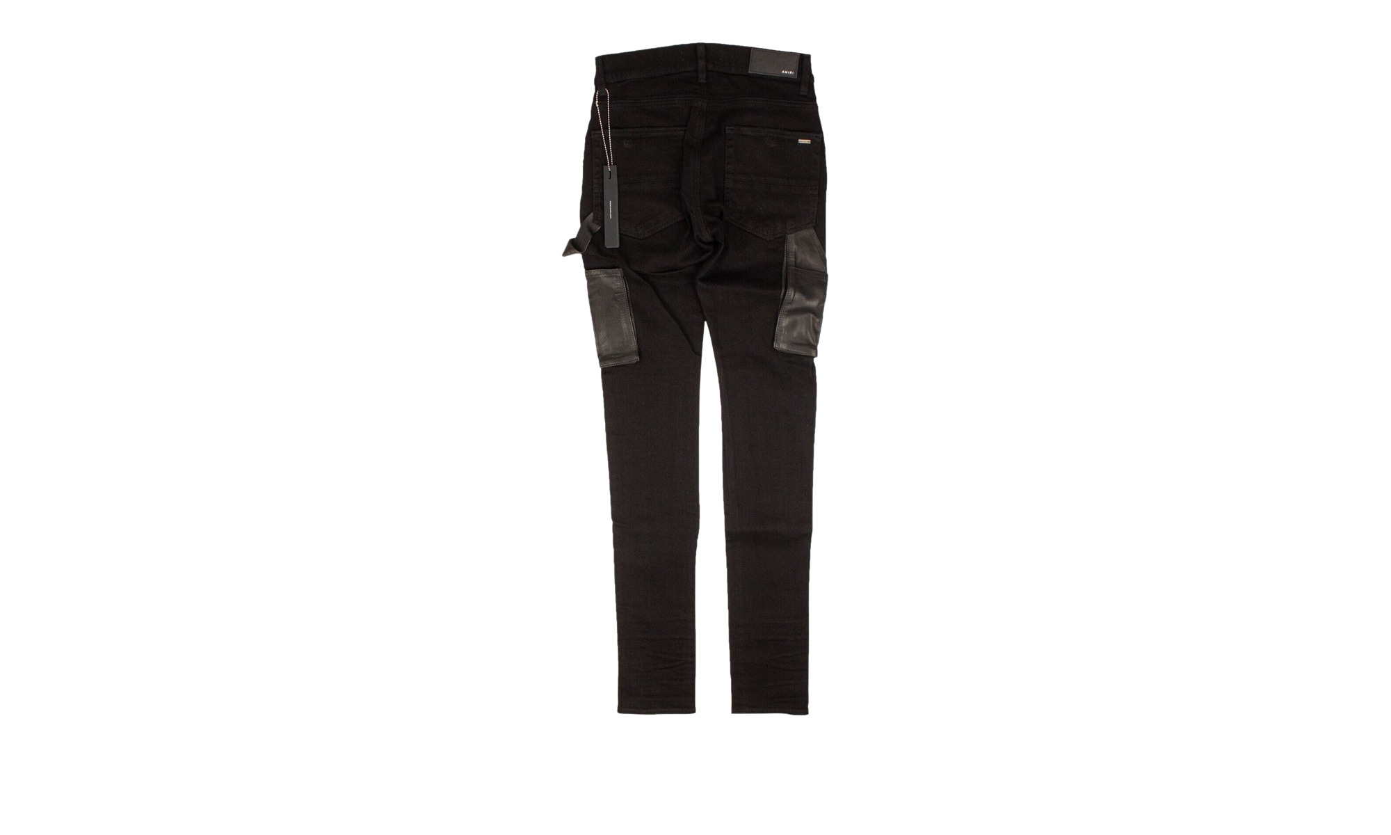 Denim Leather Workman Pants - 2