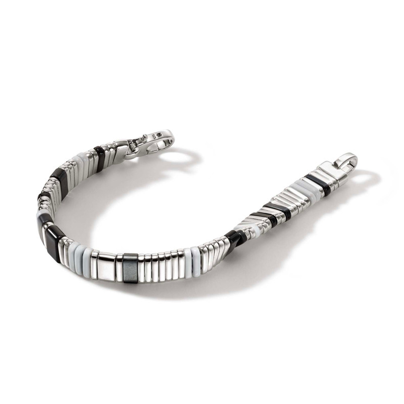 Colorblock Bracelet, Silver 3