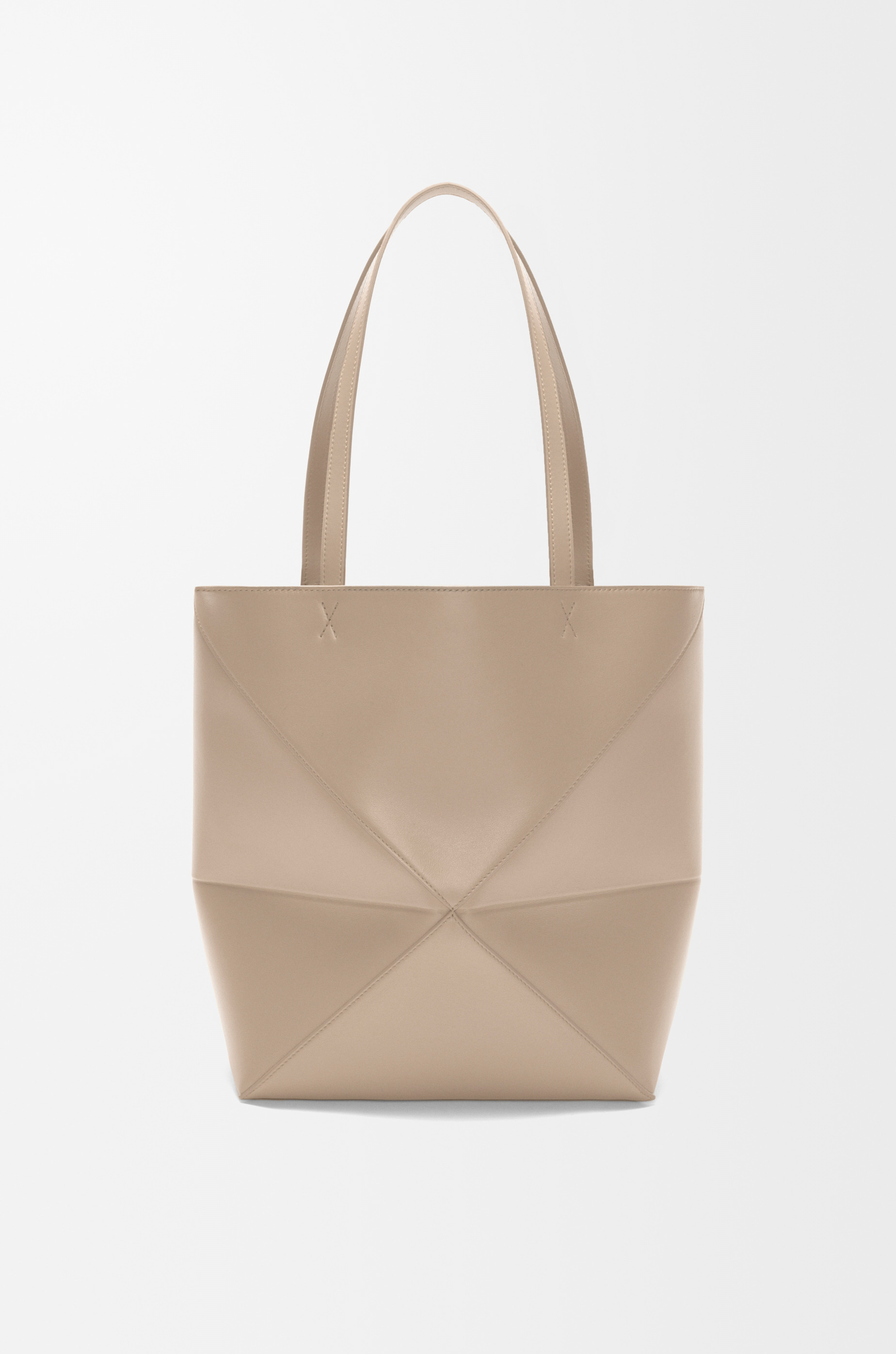 Medium Puzzle Fold tote in shiny calfskin - 7