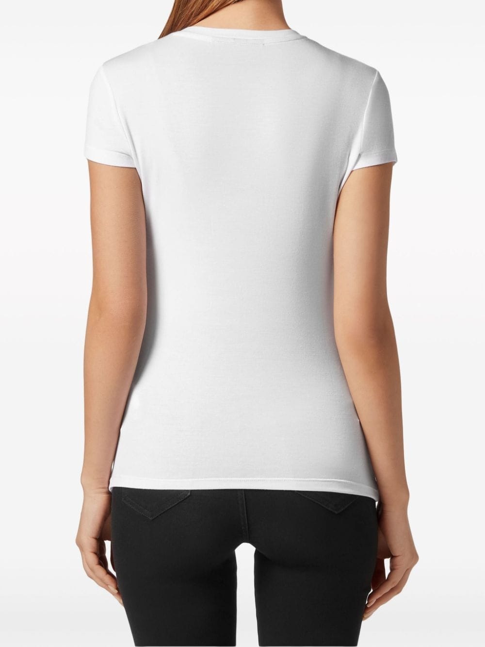logo-appliquÃ©d cotton T-shirt - 4