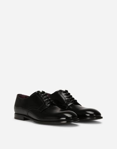 Dolce & Gabbana Brushed calfskin Derby shoes outlook