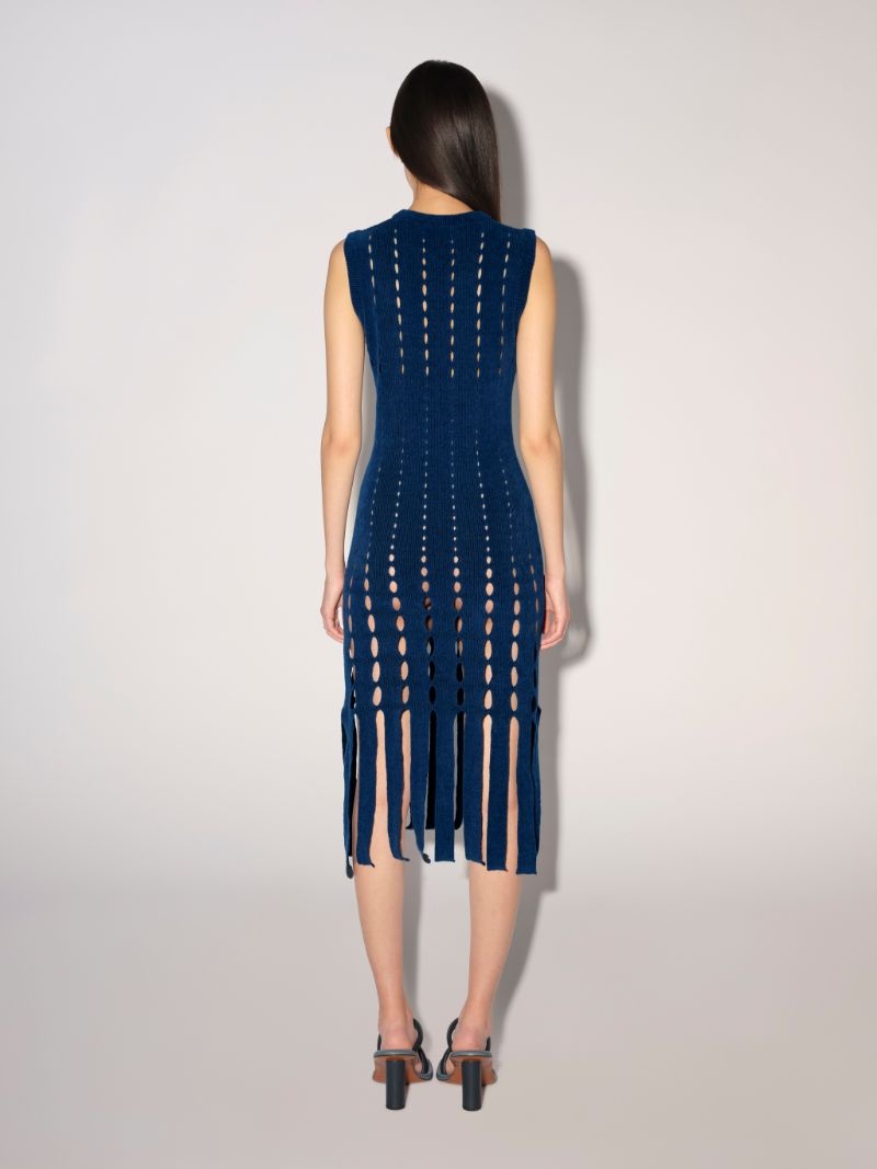 KNITTED CUT OUT DRESS - 3