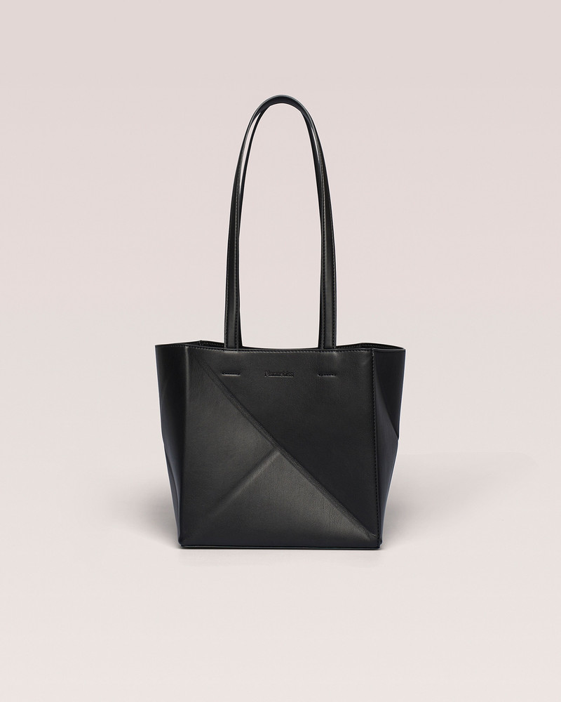 THE ORIGAMI TOTE MIDI - Midi tote bag - Black 3