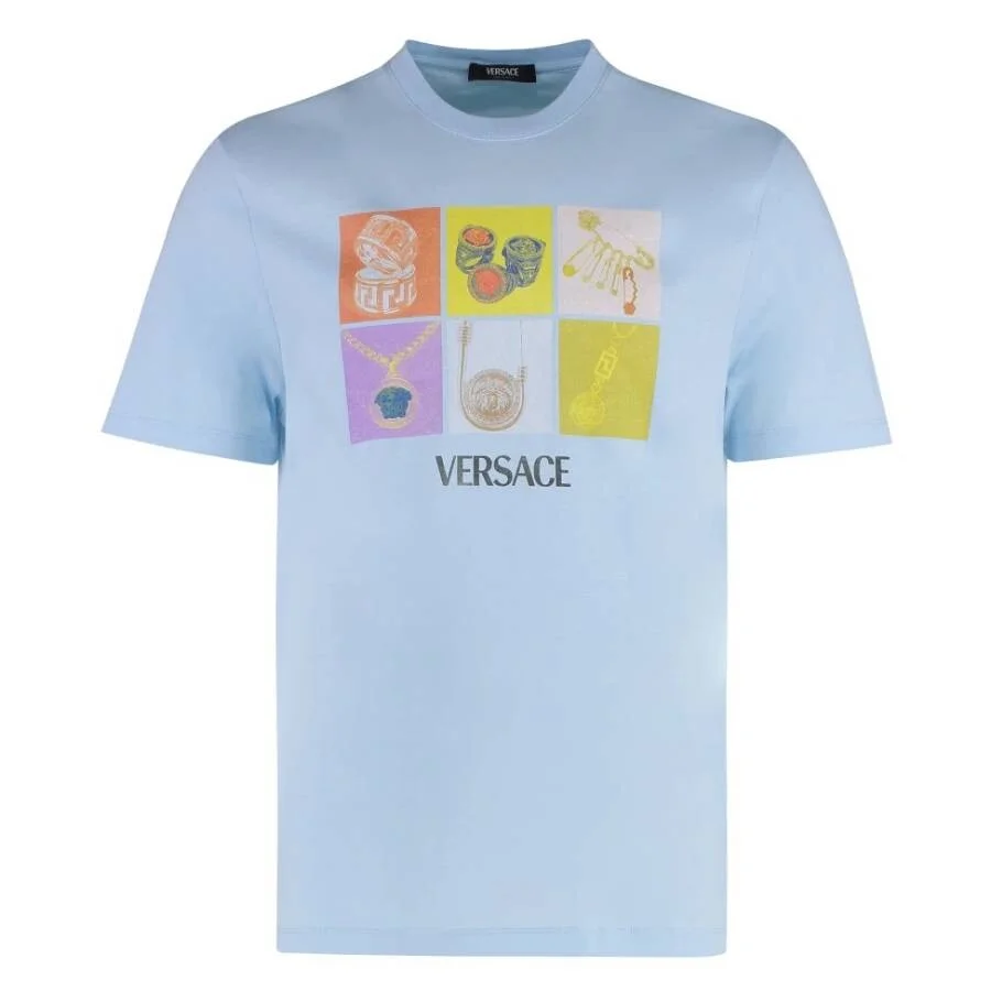 Versace Pop Jewels Cotton T-Shirt - 1