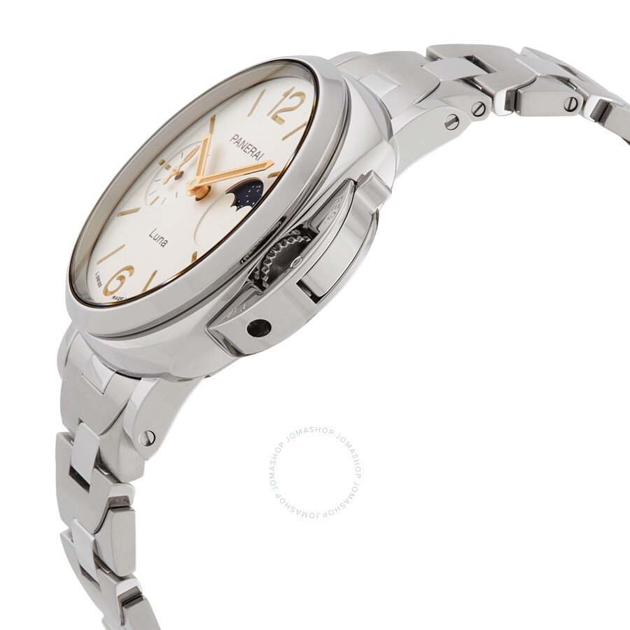 Panerai Due Luna Automatic White Dial Ladies Watch PAM01301 - 2