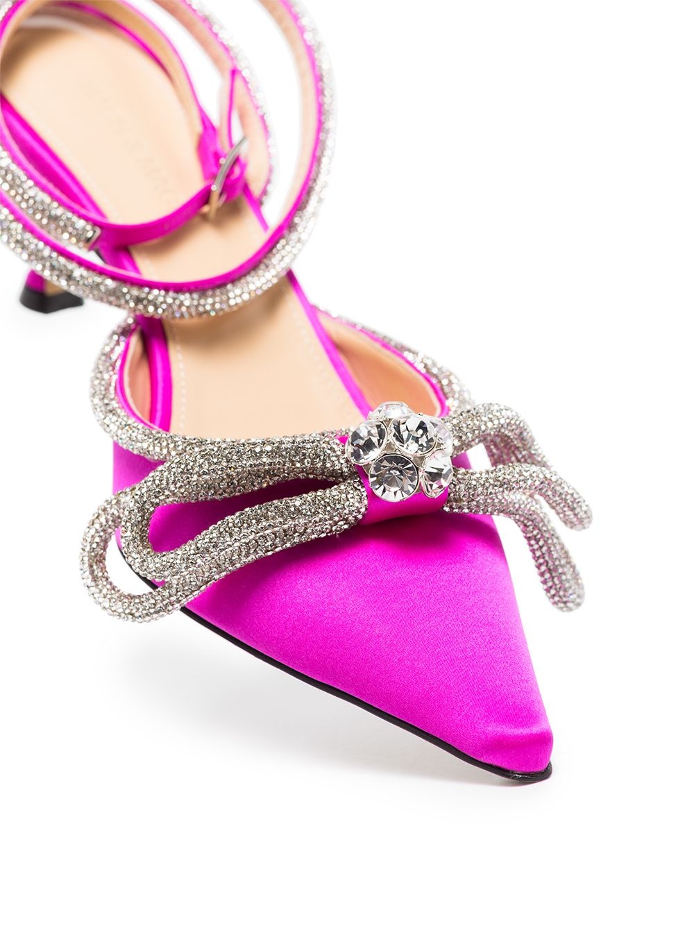 bow-detail pointed pumps - 2