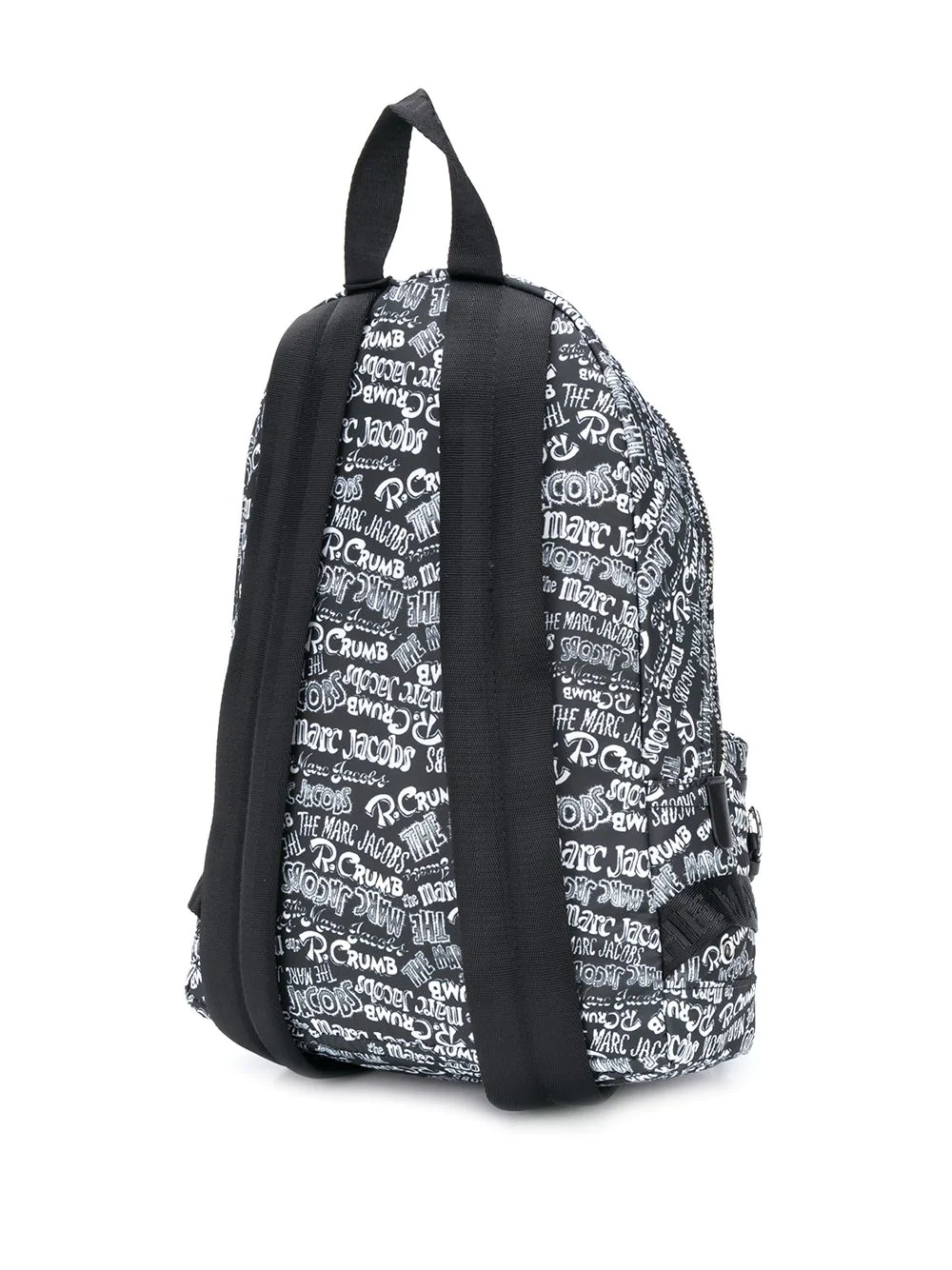 printed logo backpack - 3