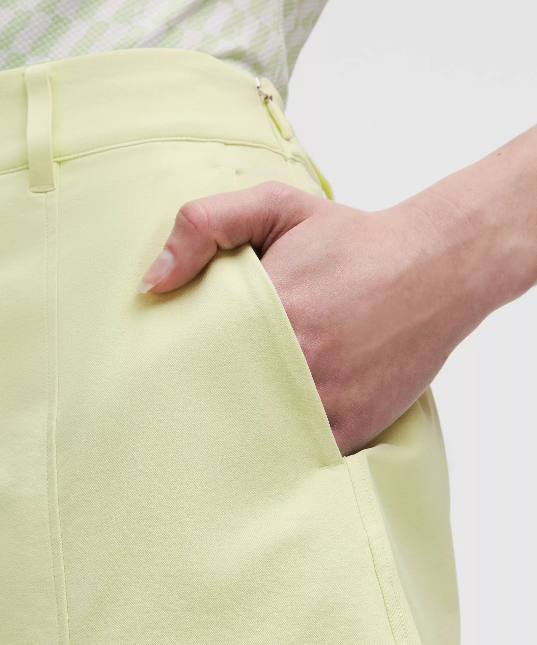 Stretch Twill Front Pleat Golf Skirt - 5