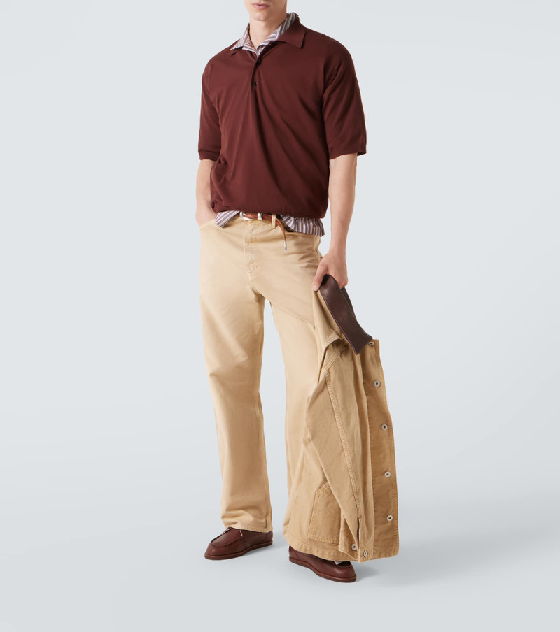AURALEE Cotton polo shirt outlook