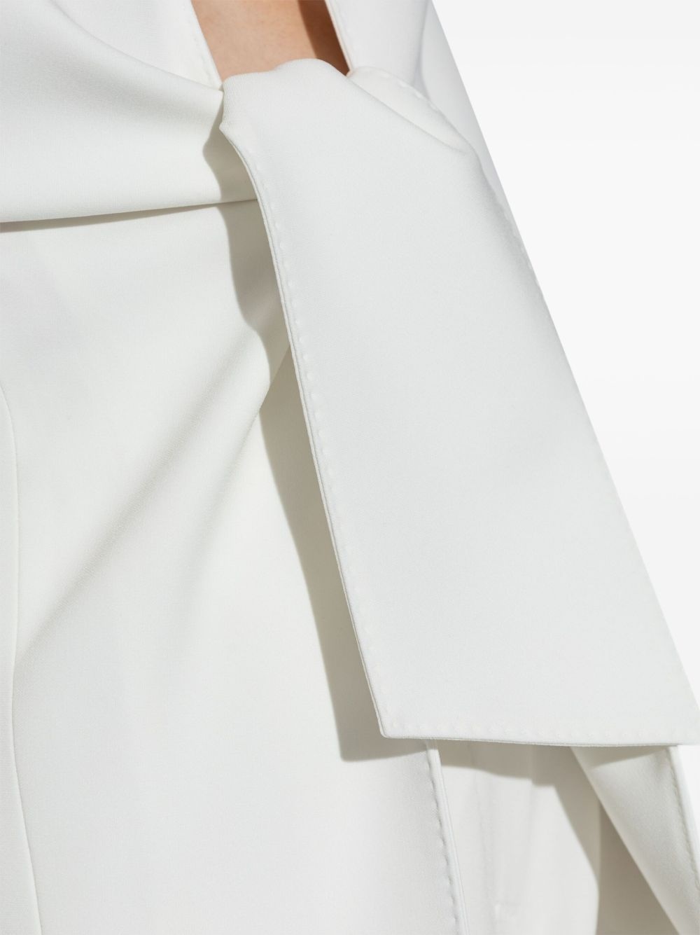 bow-tie detail blazer - 5