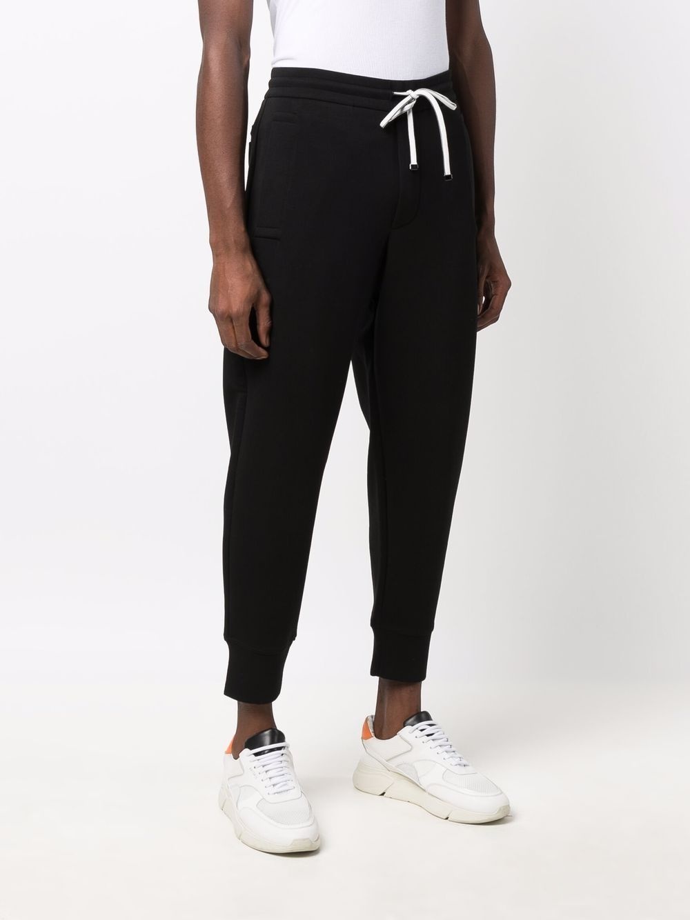 drawstring-waist track pants - 3