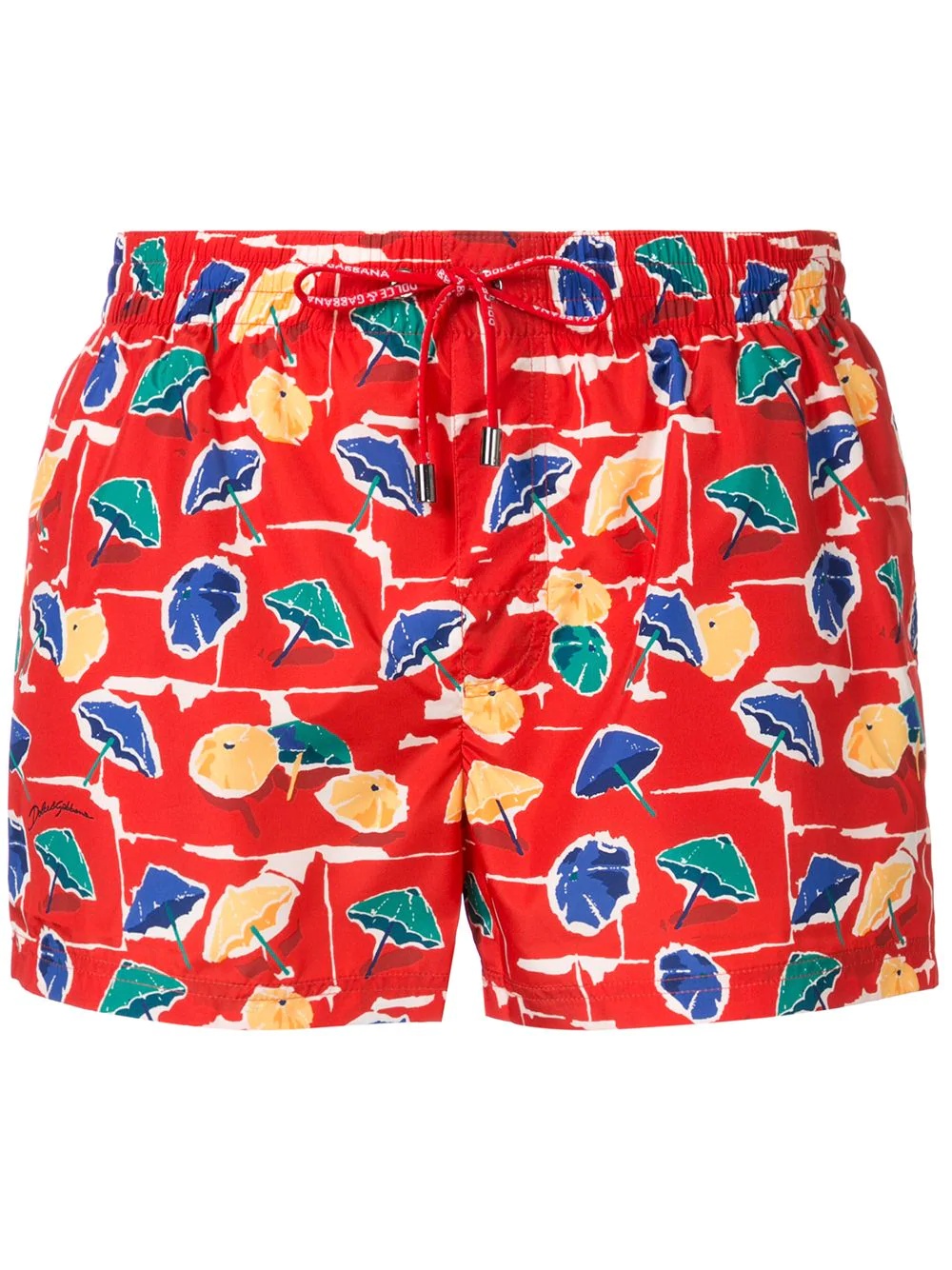 parasol print swim shorts - 1