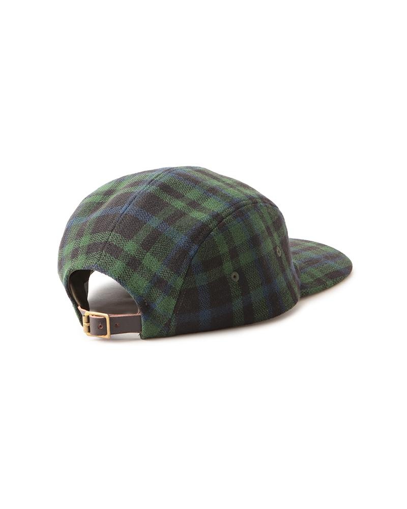 CAMP CAP BUFFALO CHECK GREEN - 2