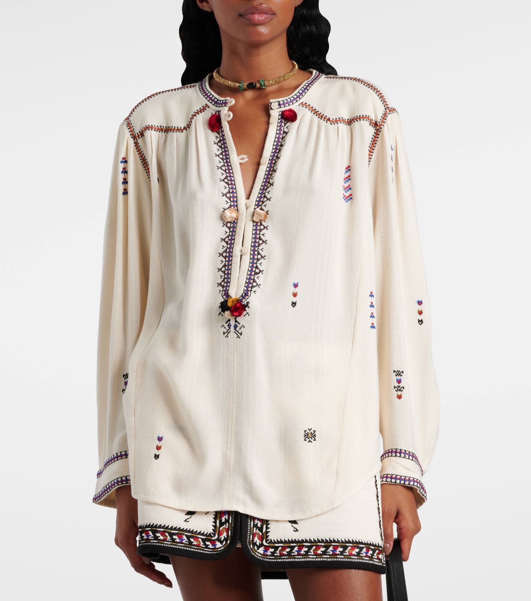 Pelson embroidered blouse - 6