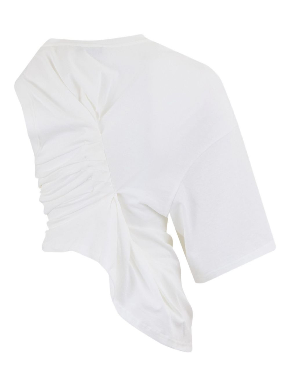 asymmetric ruched top - 2