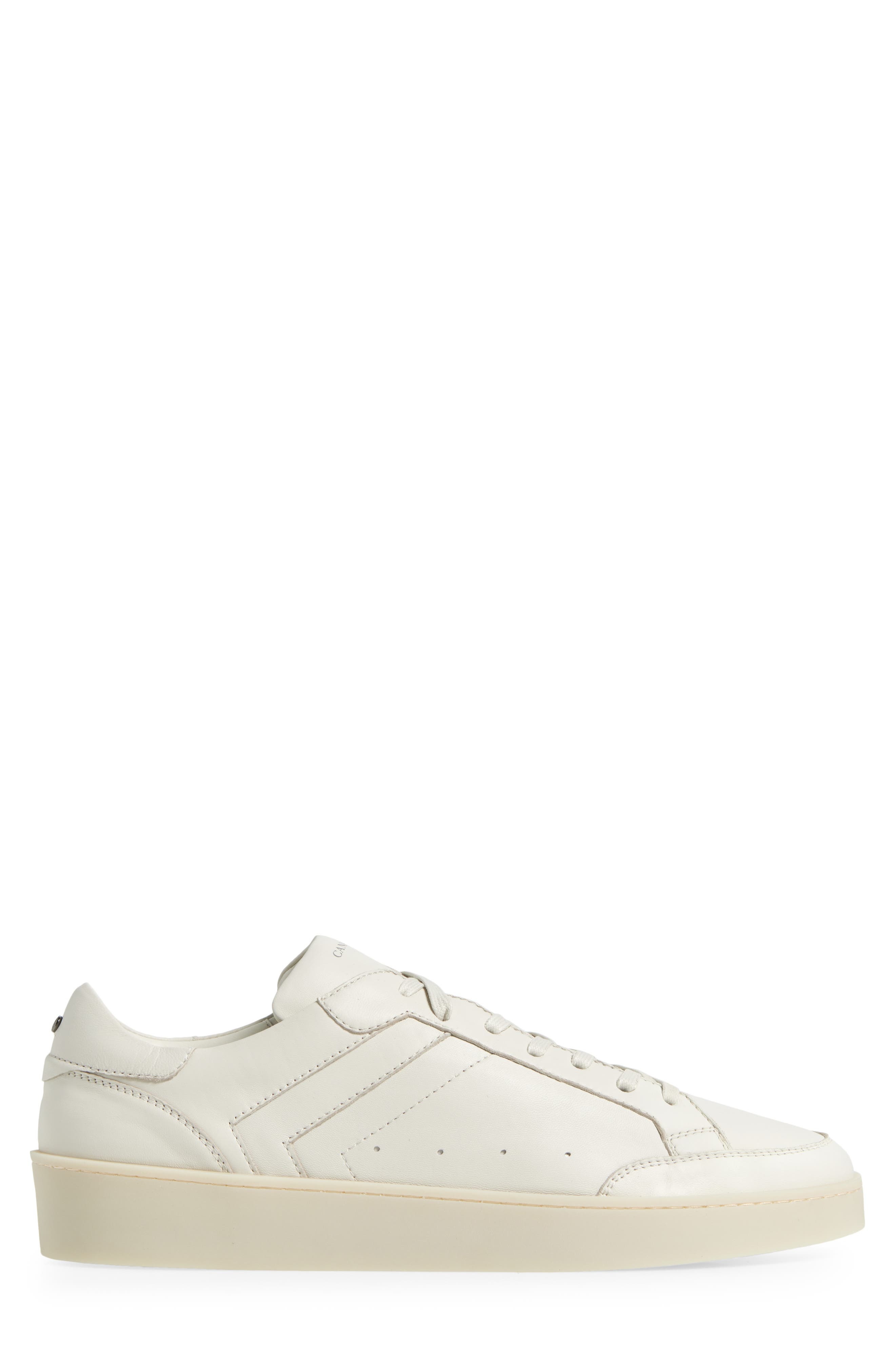 Canali Low Top Leather Sneaker in Natural at Nordstrom - 3