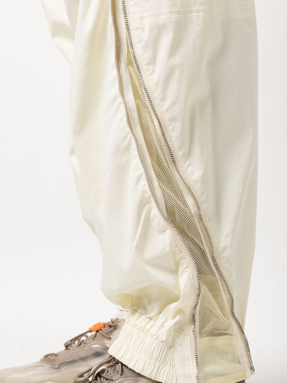 straight-leg cotton track pants - 5