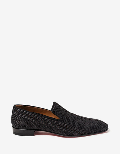Christian Louboutin AC Dandelion Flat Brown Woven Loafer - outlook