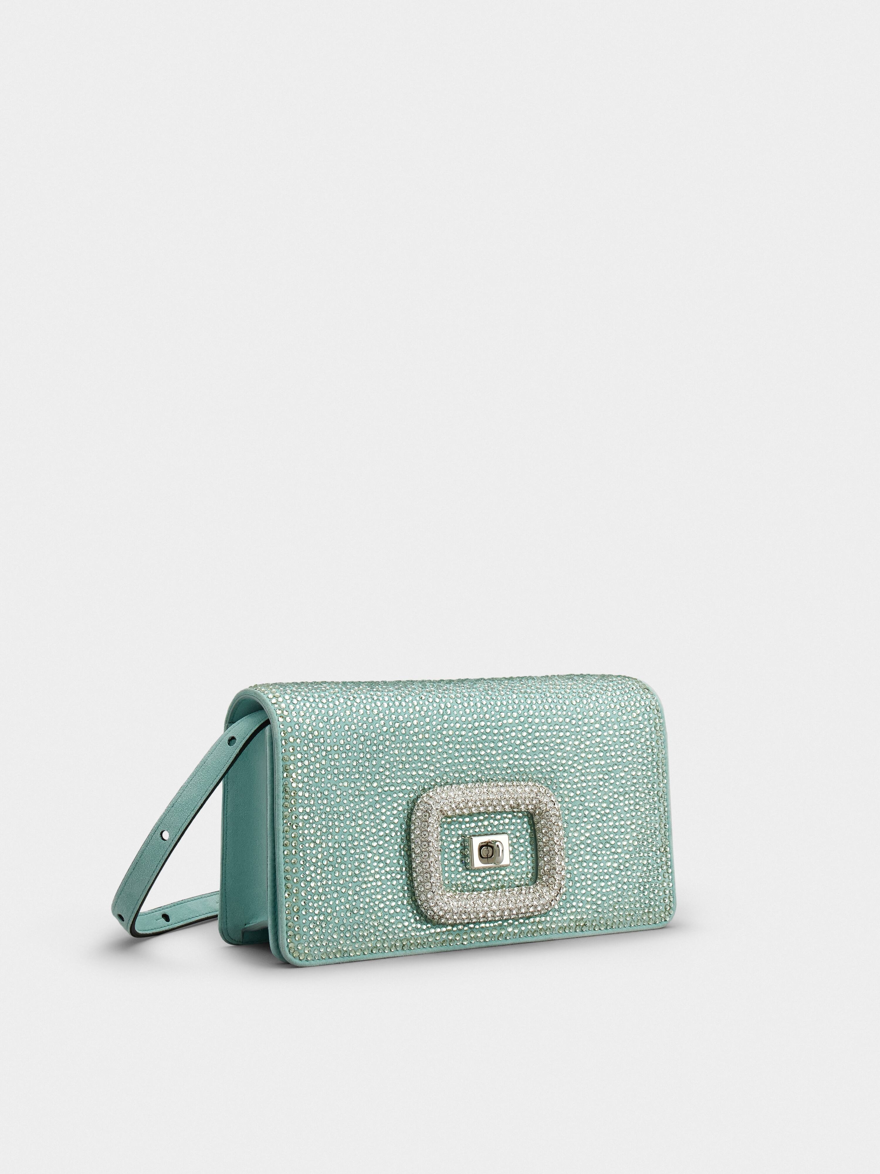 Viv' Choc Bling Bling Mini Bag in Suede - 3