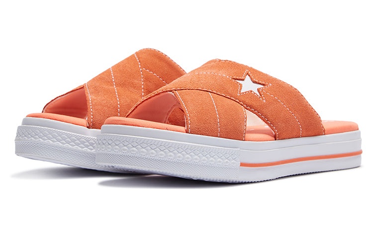 (WMNS) Converse One Star Sandal 'Orange' 564146C - 3