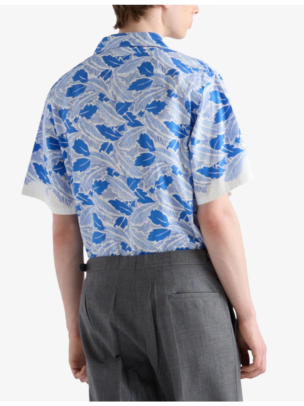 Graphic-Print Short-Sleeve Cotton Shirt - 4