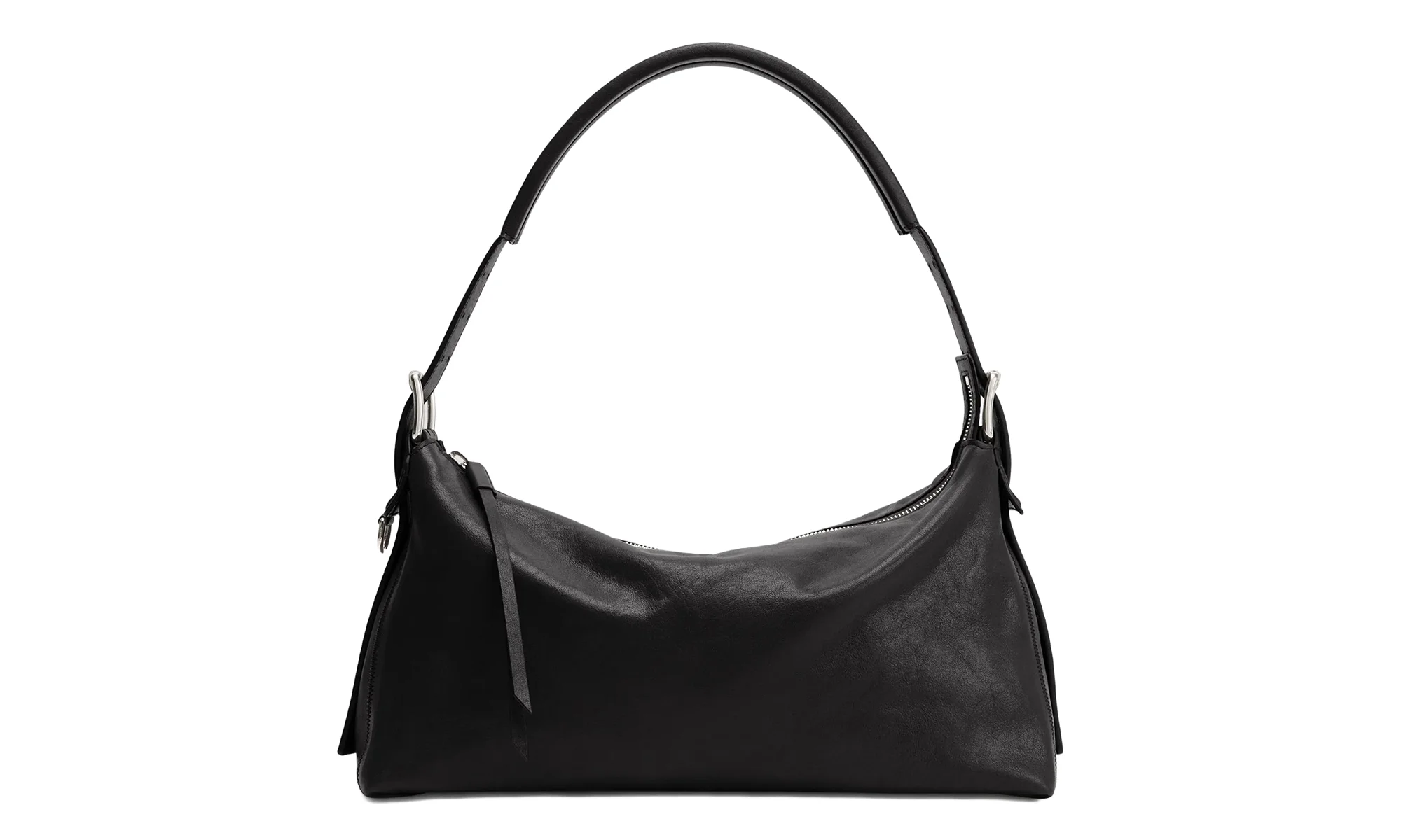 Unisex Belted Baguette Bag "DARK CHOCOLATE" BG0167 LL0108 BR490 - 1