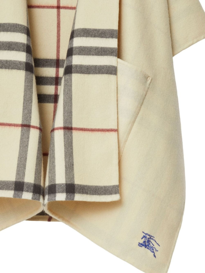EKD-embroidered cashmere cape 6