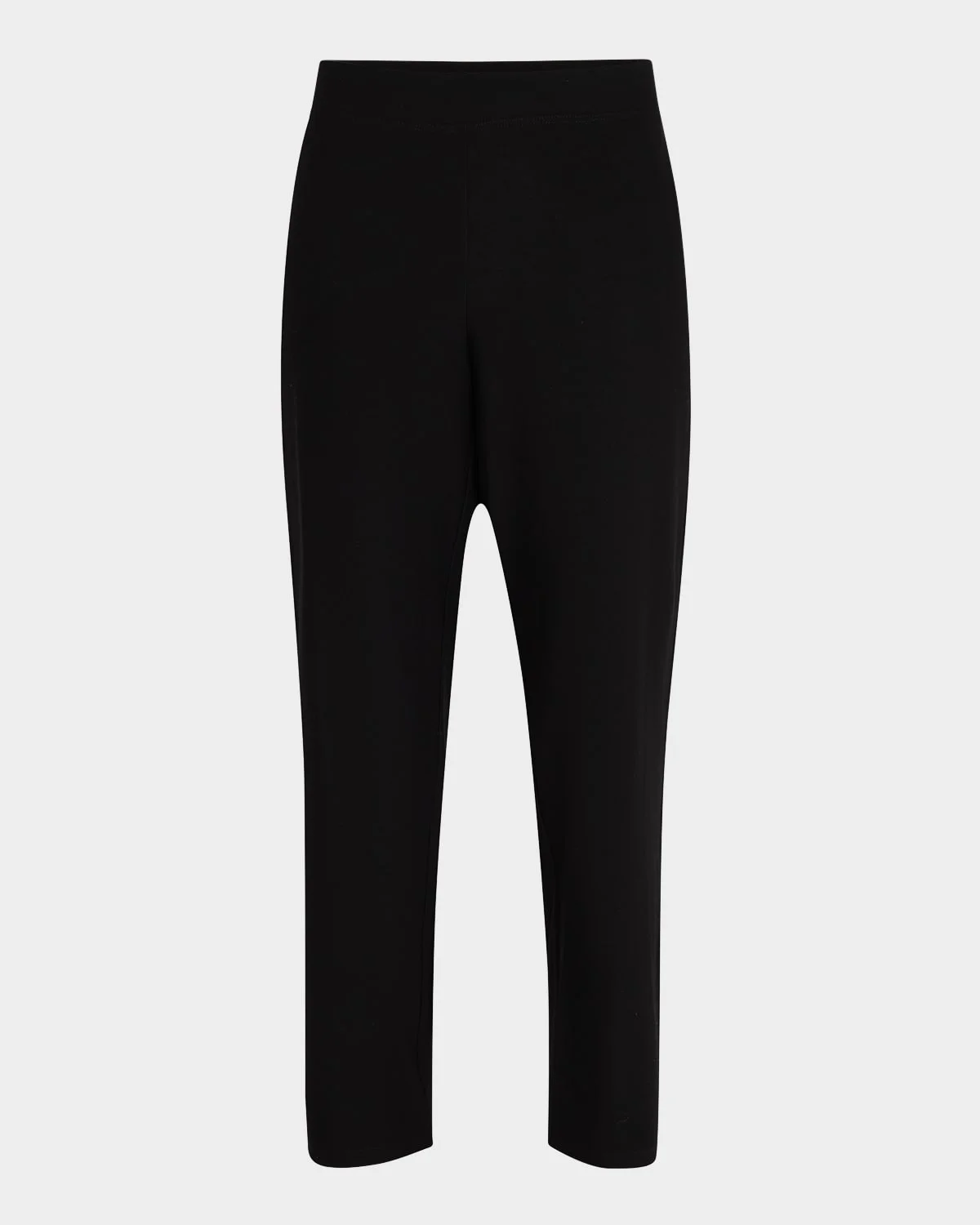 Cropped Straight-Leg Stretch Crepe Pants - 1