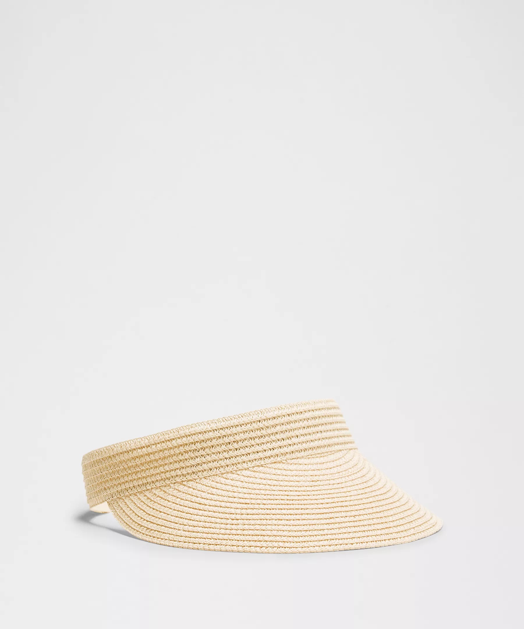 Women's Paper Straw Removable Sweatband Visor - 1