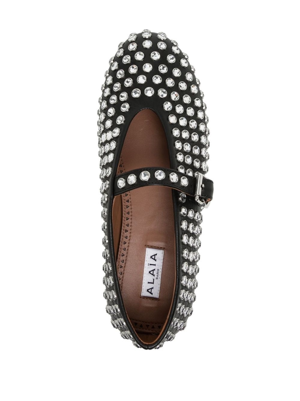 Strass embellished ballet flats - 2