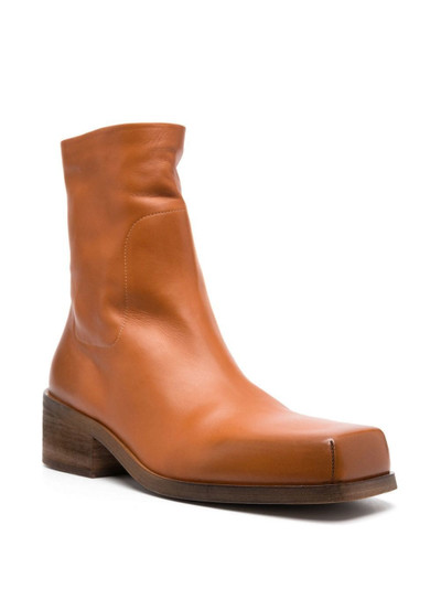 Marsèll zip-up 50mm leather boots outlook