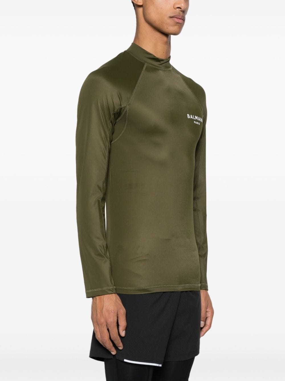 logo-print long-sleeve T-shirt - 3