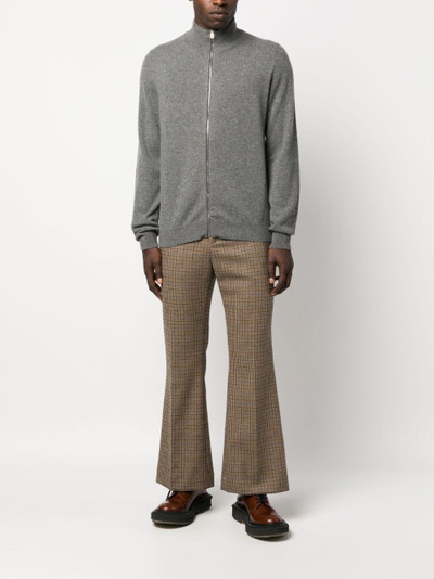 Paul Smith stand-up collar zip-up jumper outlook