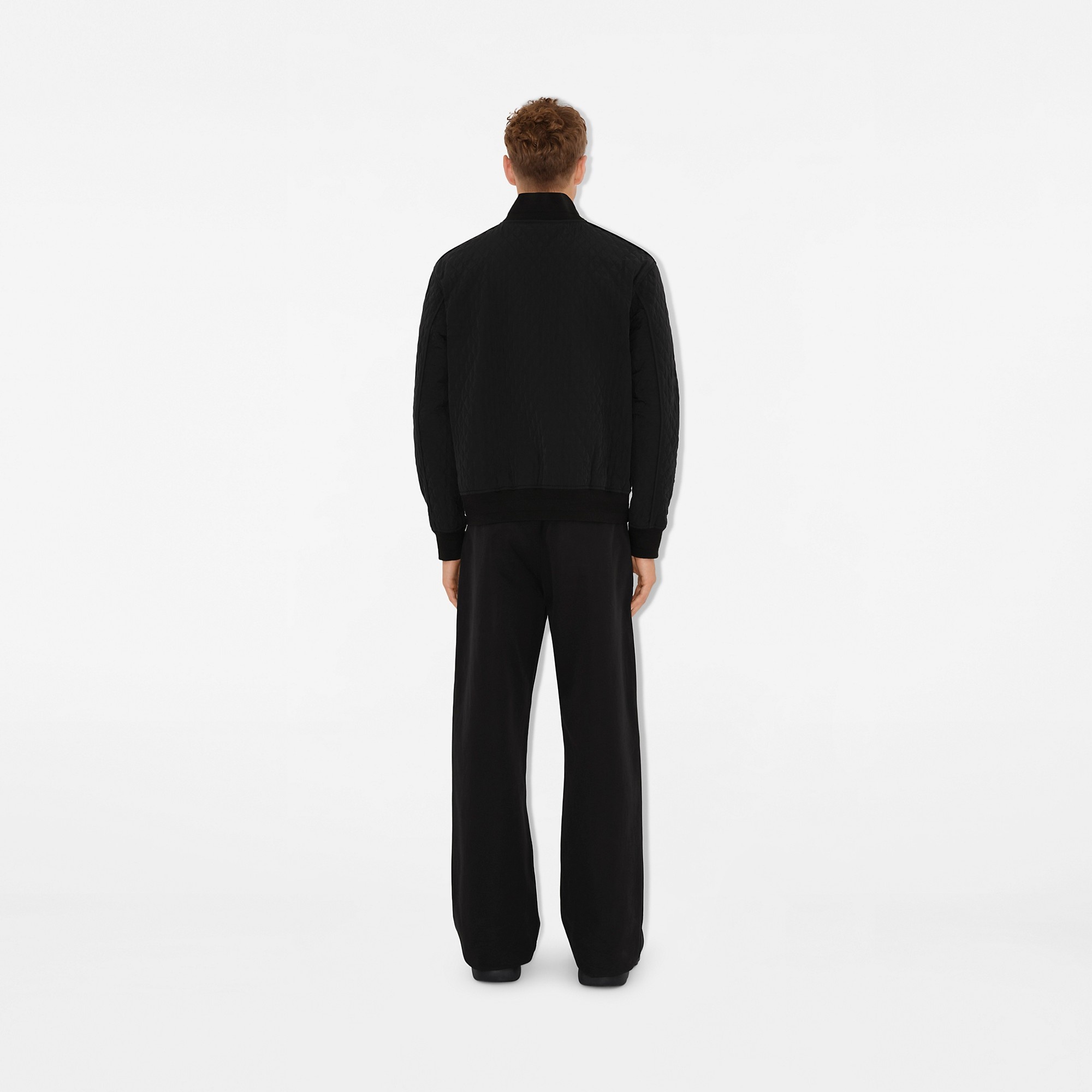 Quilted Nylon Bomber Jacket - 4