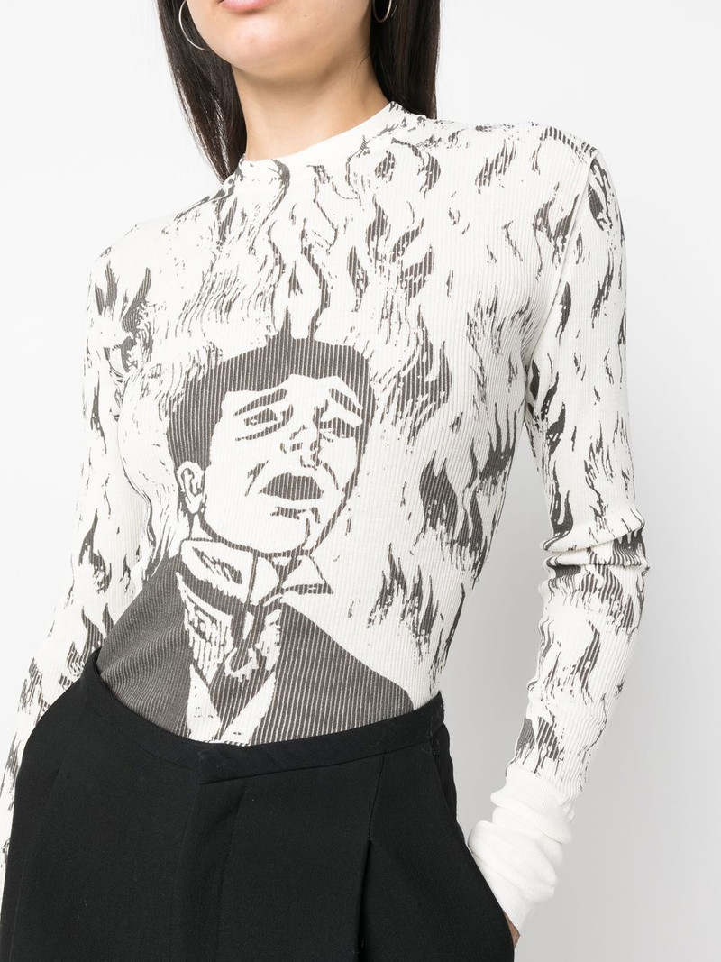 intarsia-knit crew neck jumper 5
